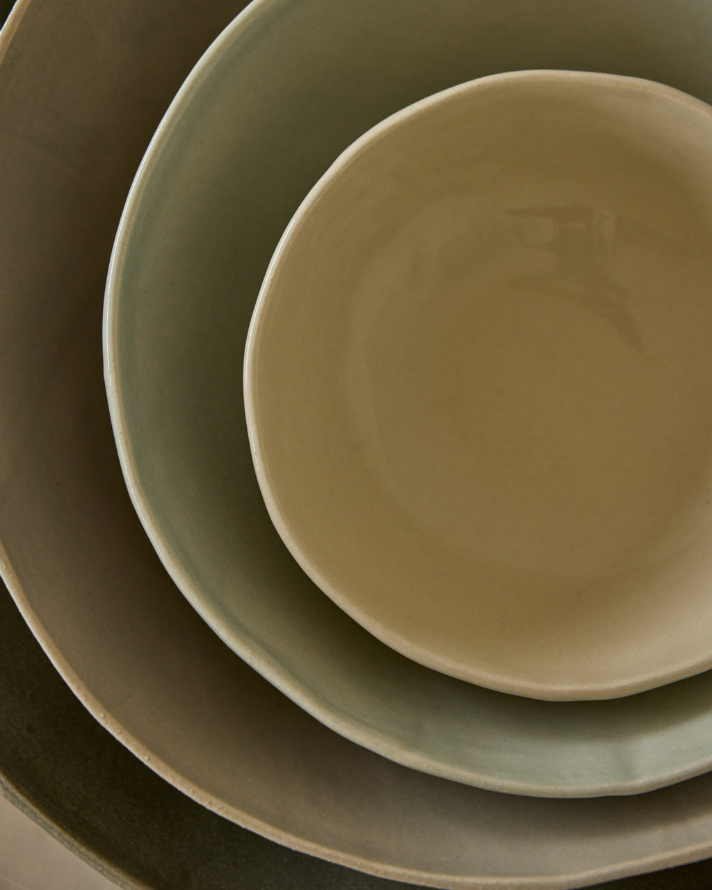 Lostine - Organic Ceramic Nesting Bowls - Coastal