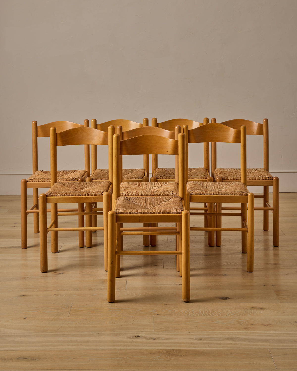 Lostine - Rush Dining Chairs - Set of 8
