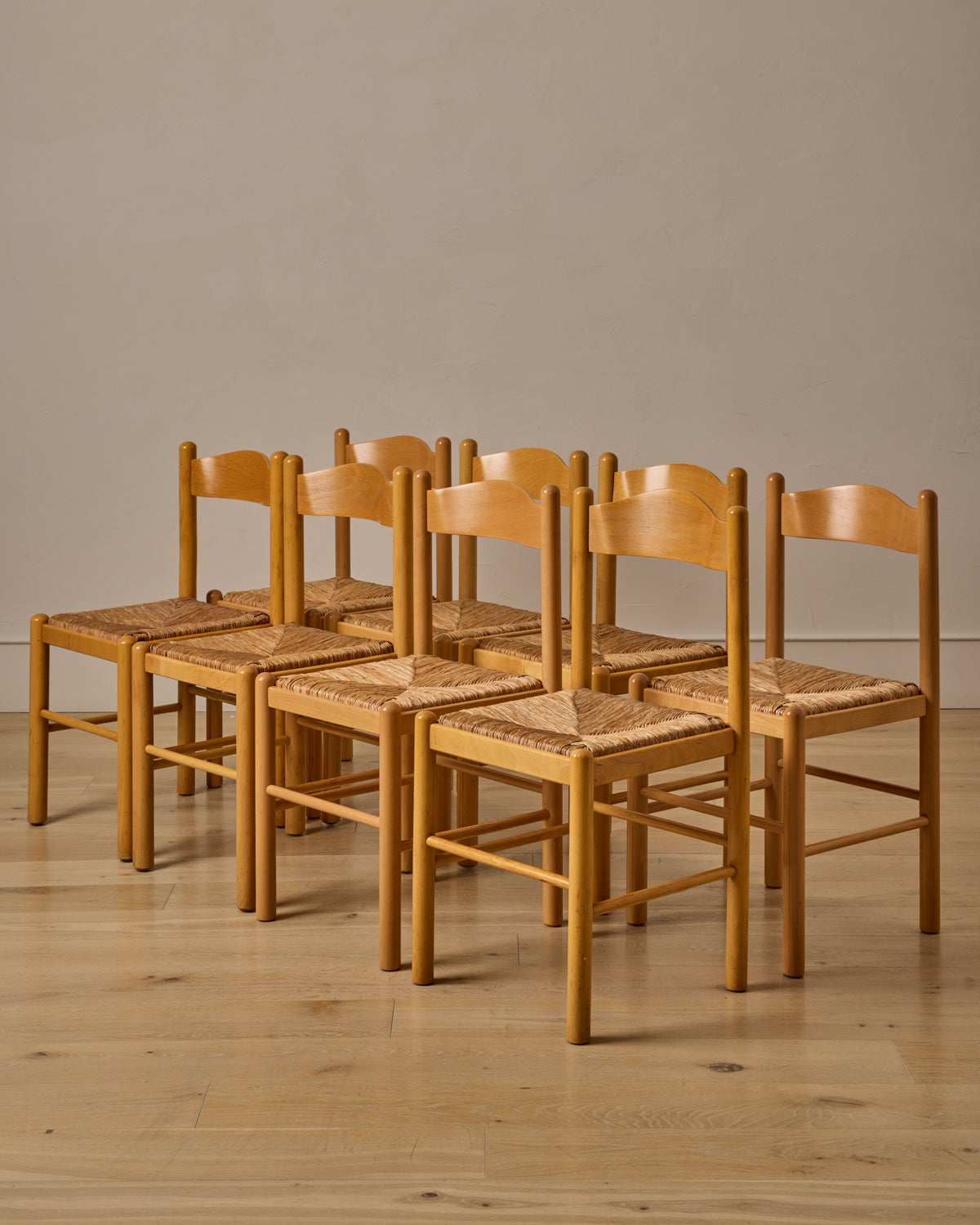 Lostine - Rush Dining Chairs - Set of 8