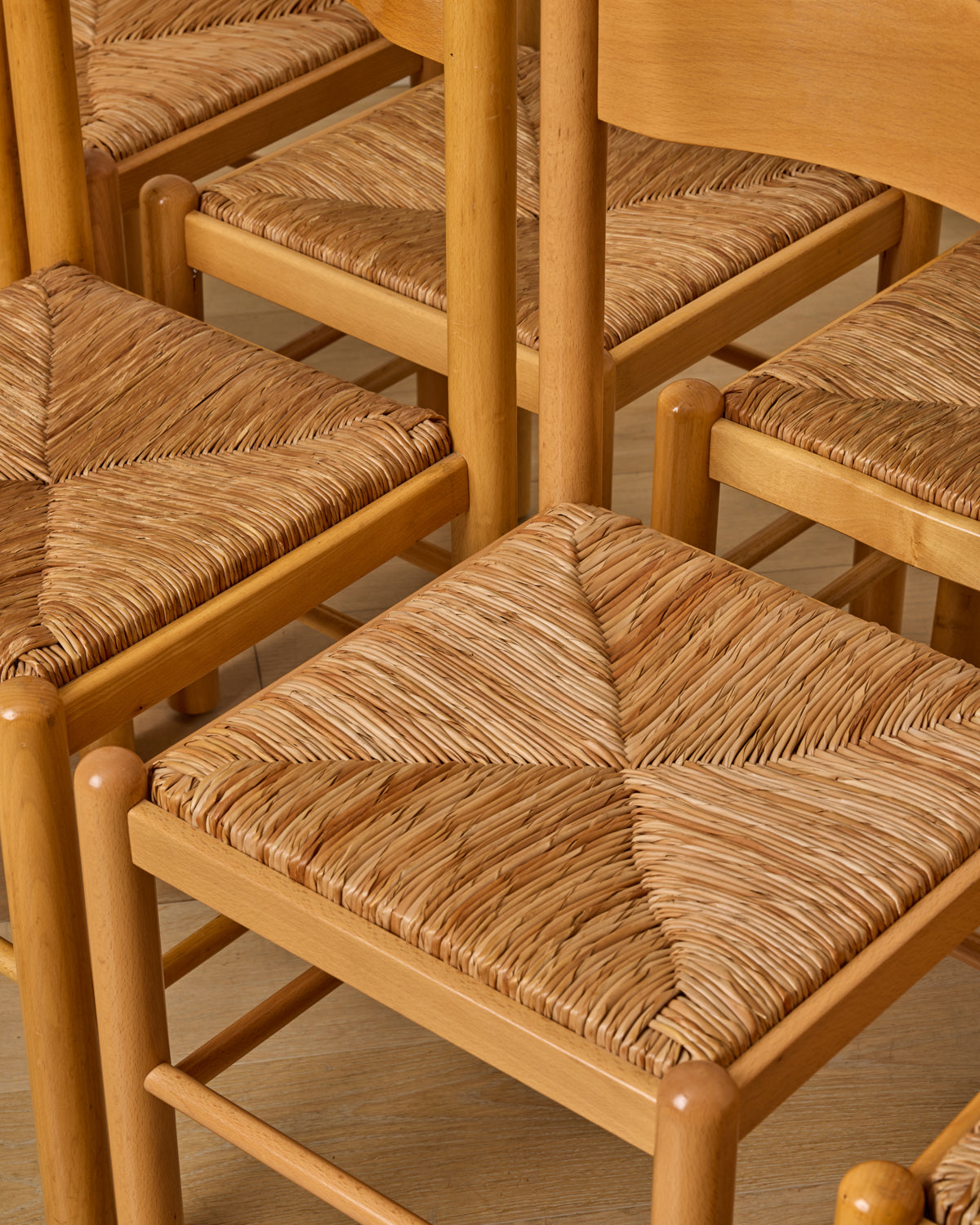 Lostine - Rush Dining Chairs - Set of 8