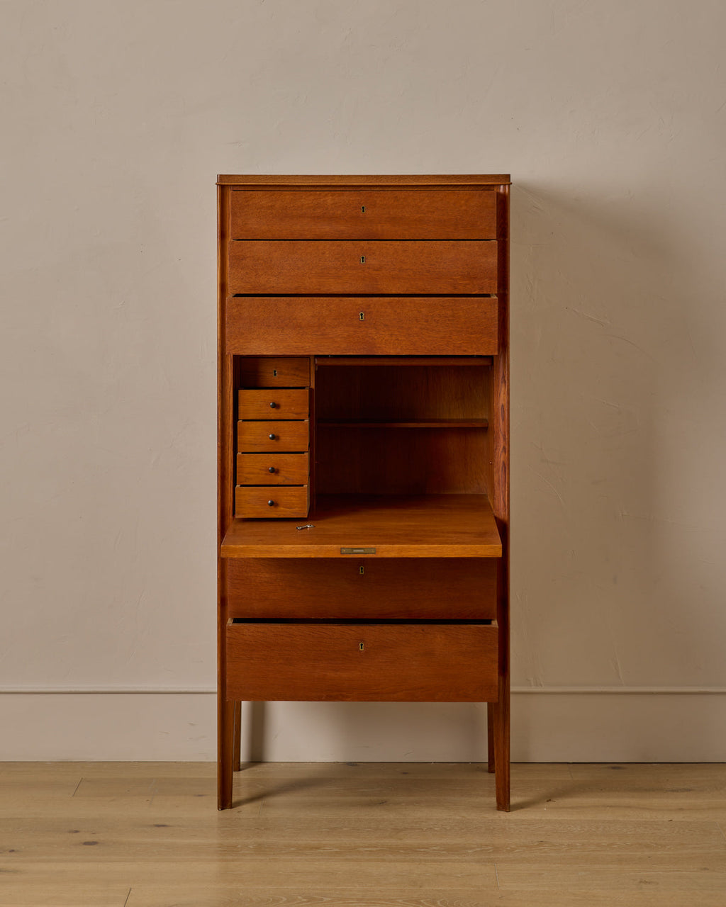 Lostine - 1940s Danish Dressing Cabinet with Mirror