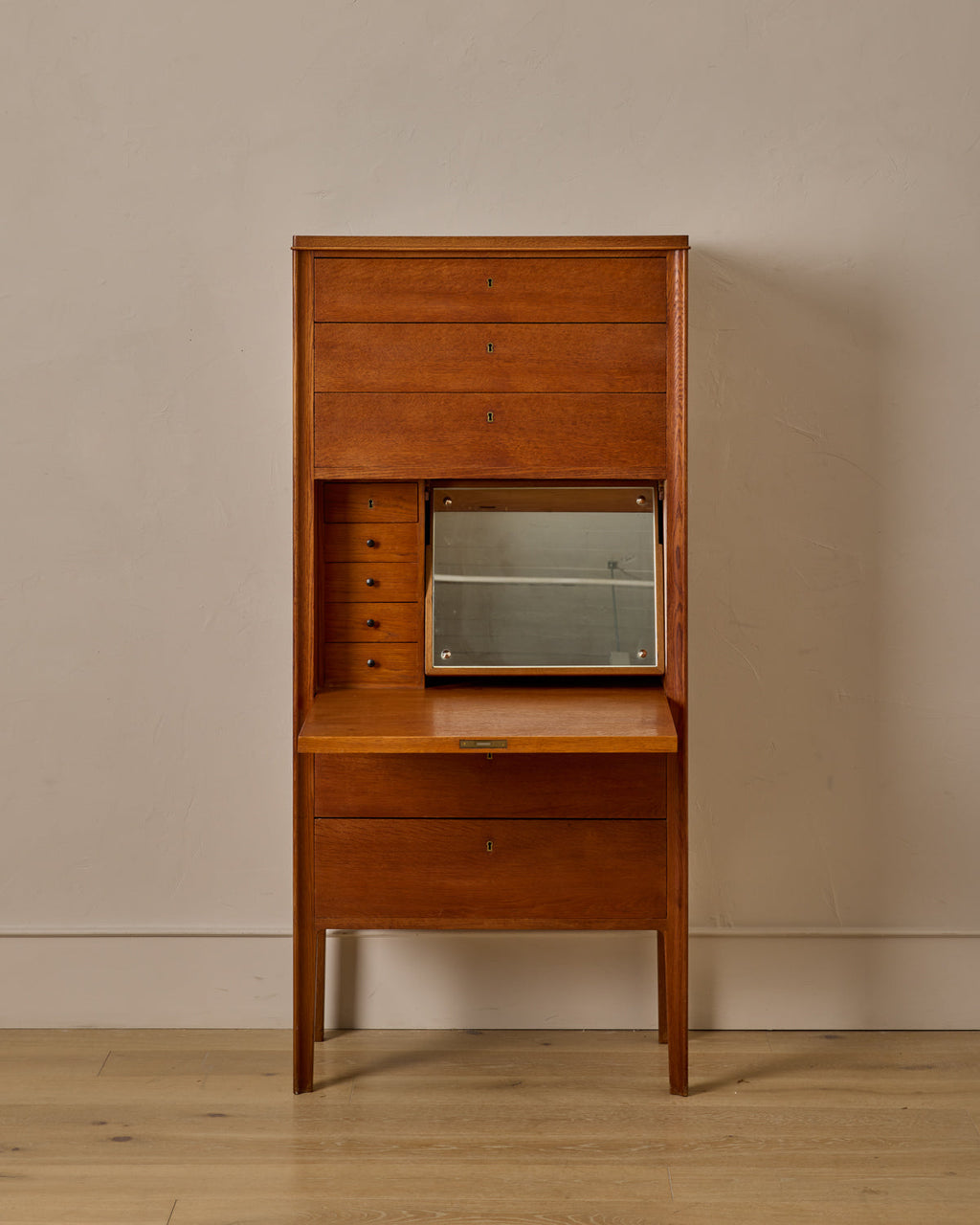 Lostine - 1940s Danish Dressing Cabinet with Mirror