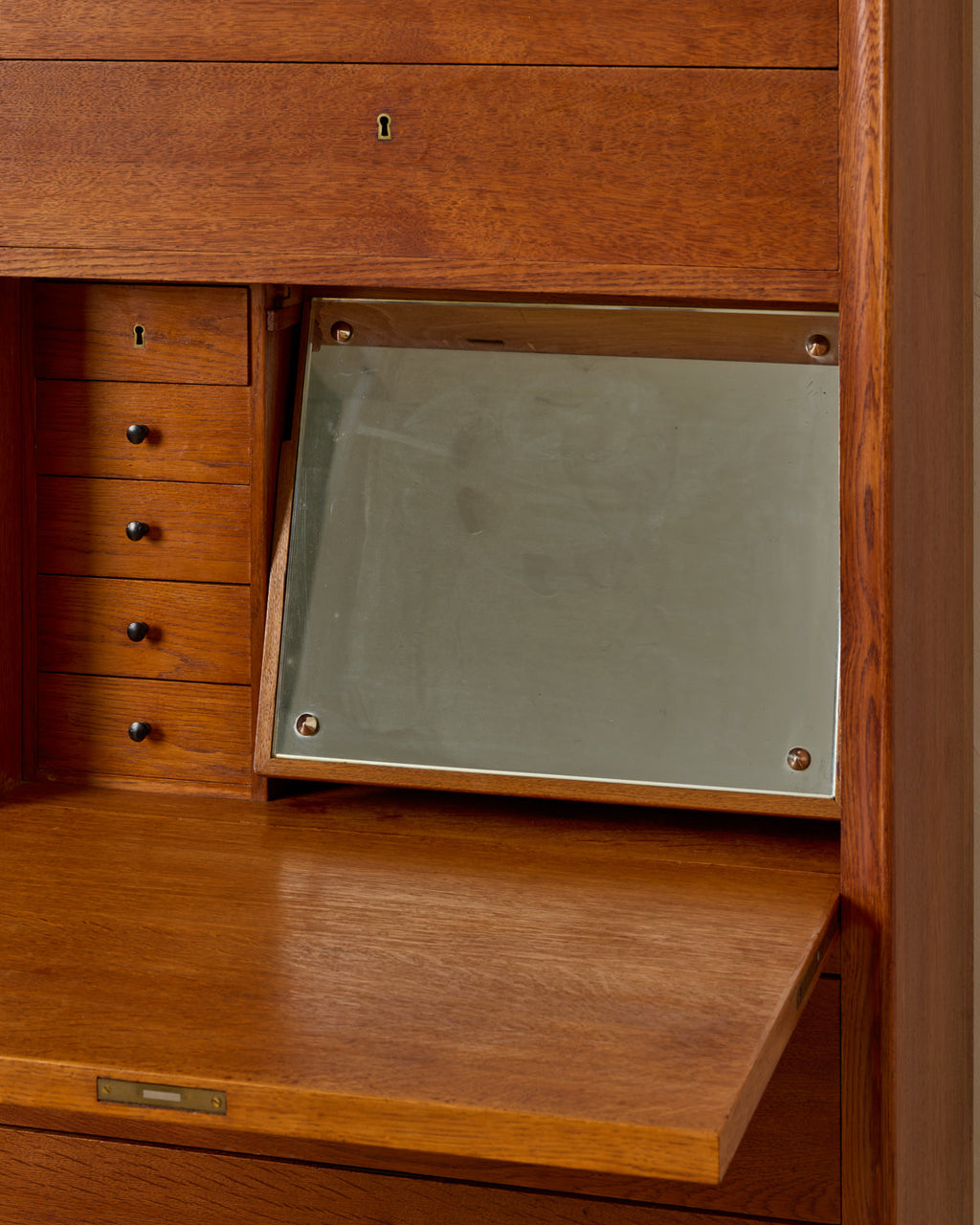 Lostine - 1940s Danish Dressing Cabinet with Mirror