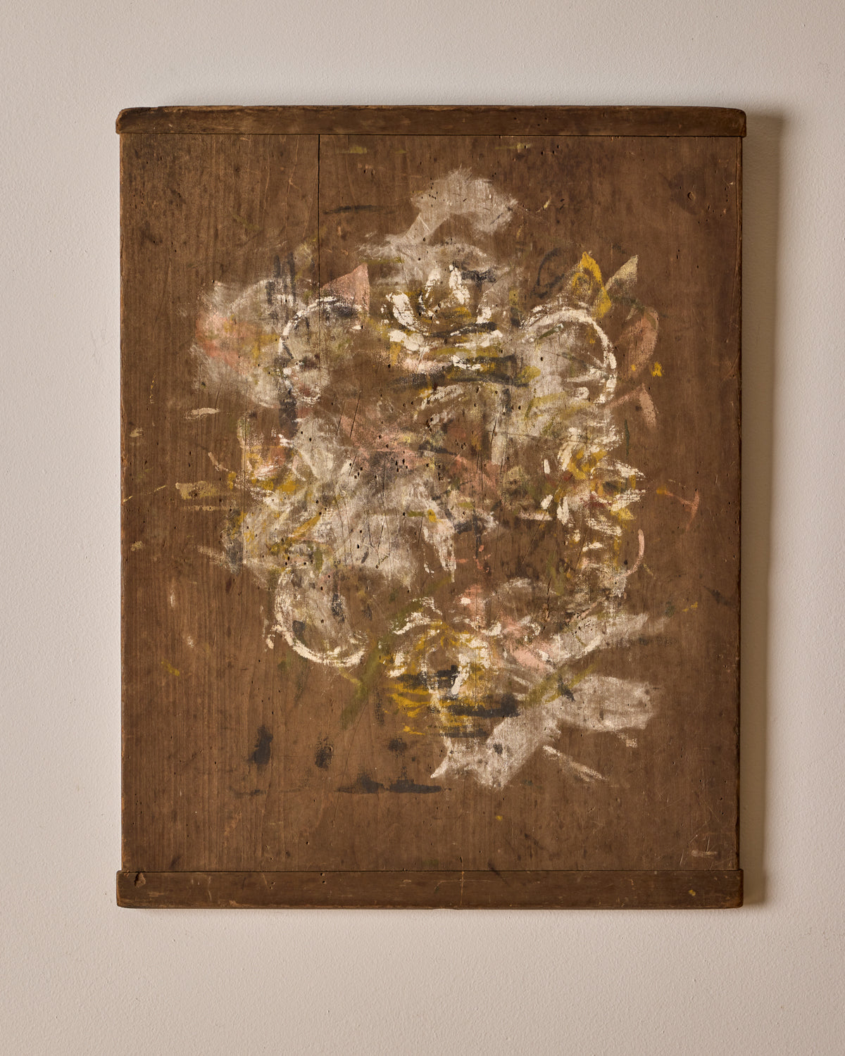 Lostine - Abstract on Wood Panel