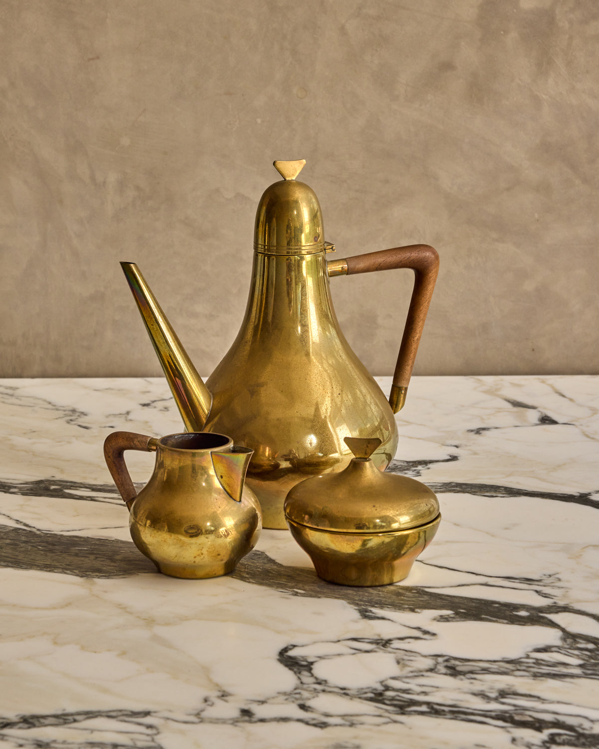 Lostine - Brass Tea Set