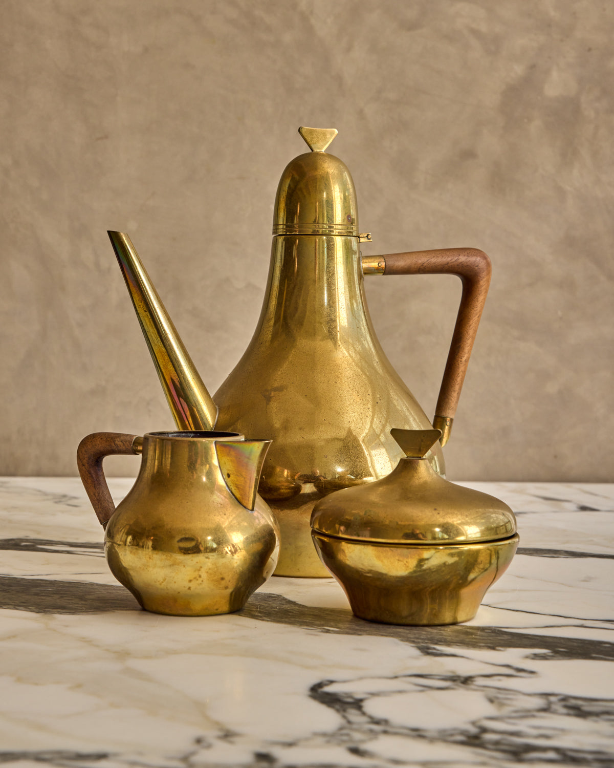 Lostine - Brass Tea Set