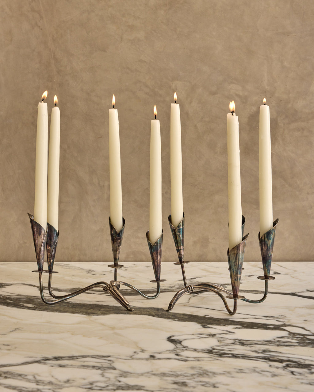 Lostine - Pair of Bouquet Candelabras