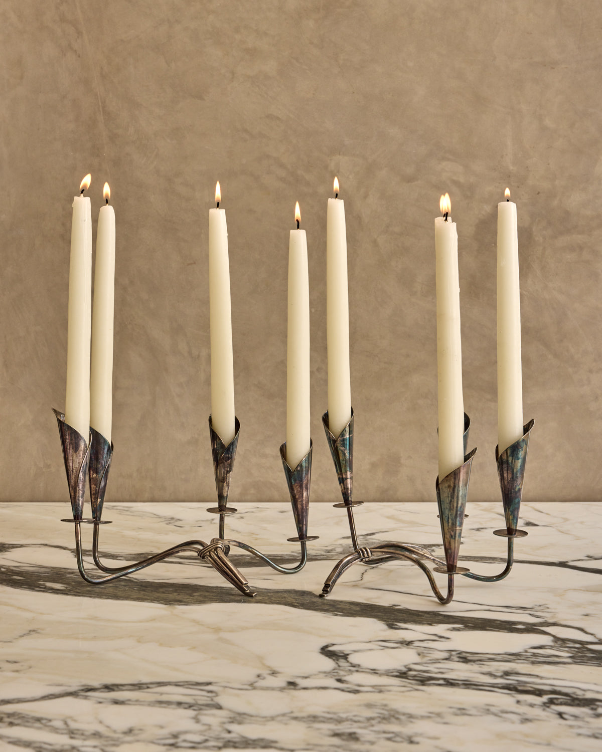Lostine - Pair of Bouquet Candelabras