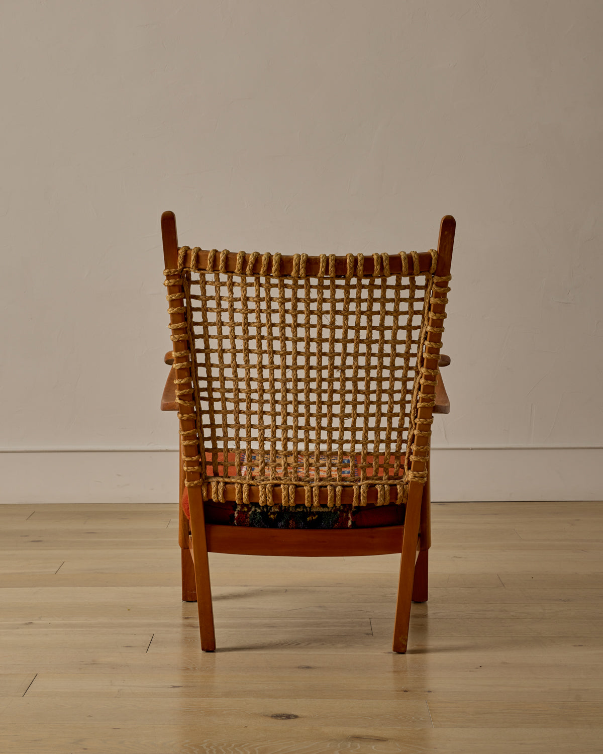 Lostine - 1940s Dutch High Back Rope Chair
