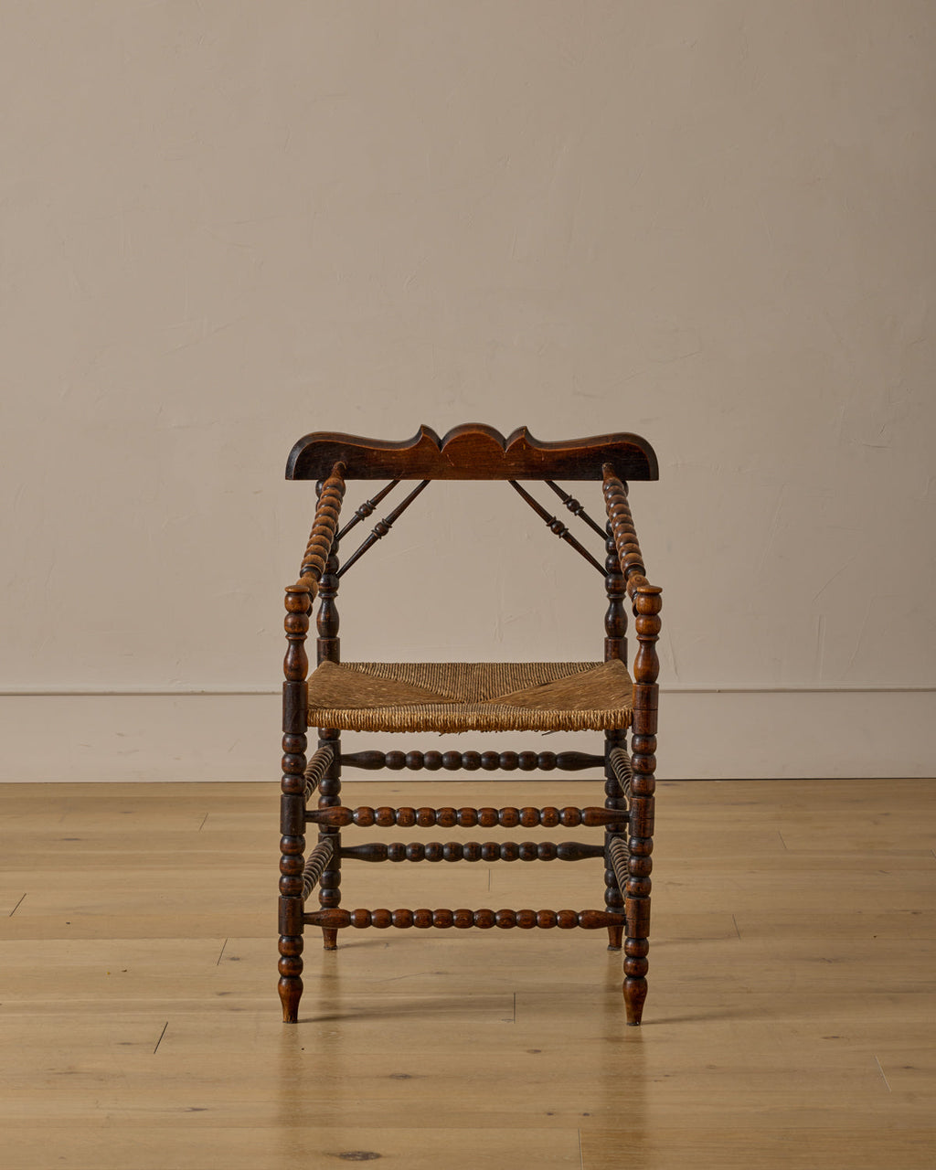 Lostine - Bobbin Armchair with Carved Crest