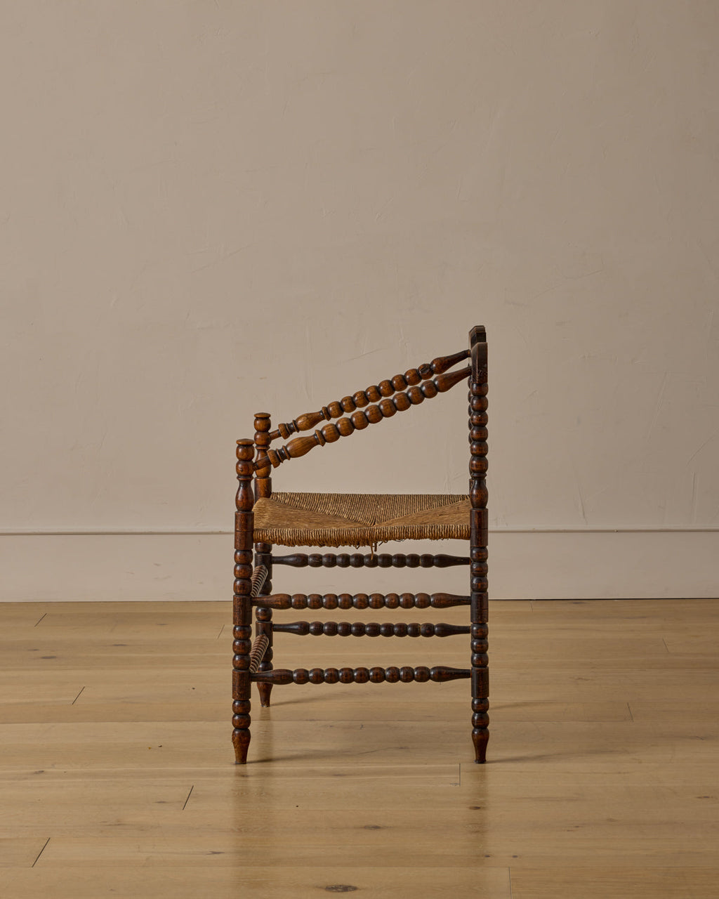 Lostine - Bobbin Armchair with Carved Crest