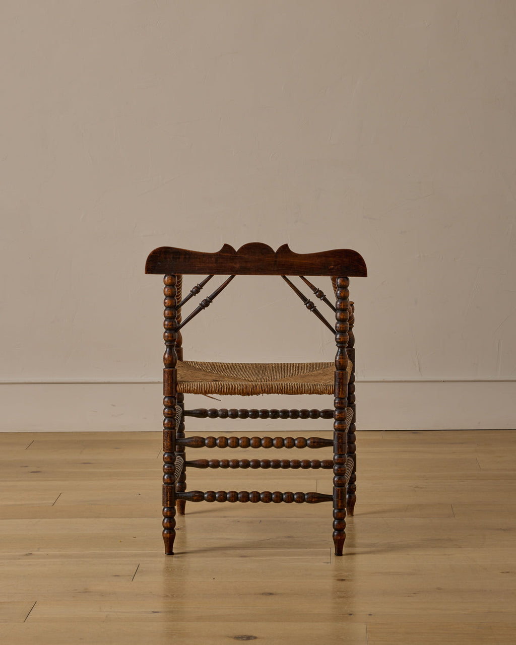 Lostine - Bobbin Armchair with Carved Crest