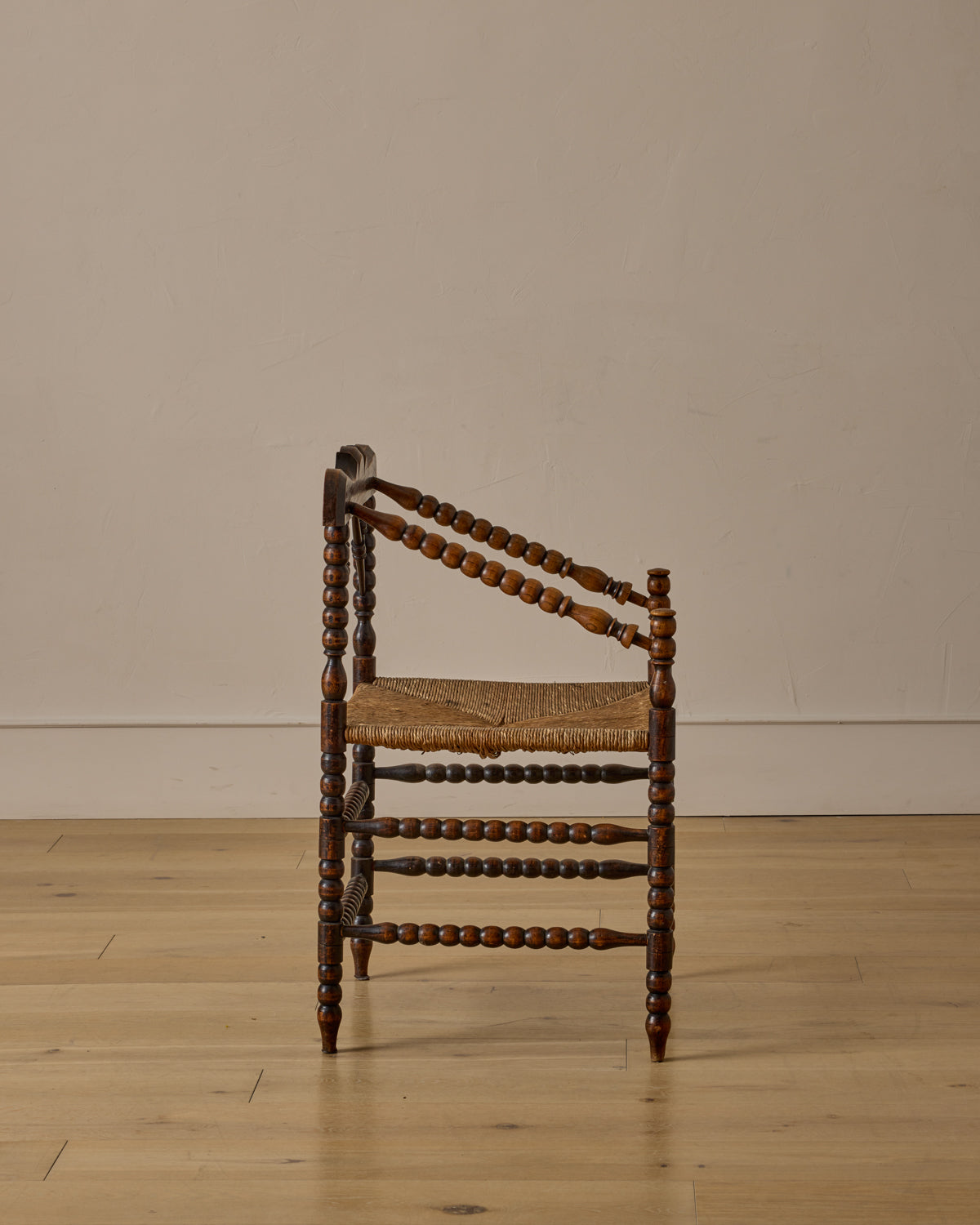 Lostine - Bobbin Armchair with Carved Crest