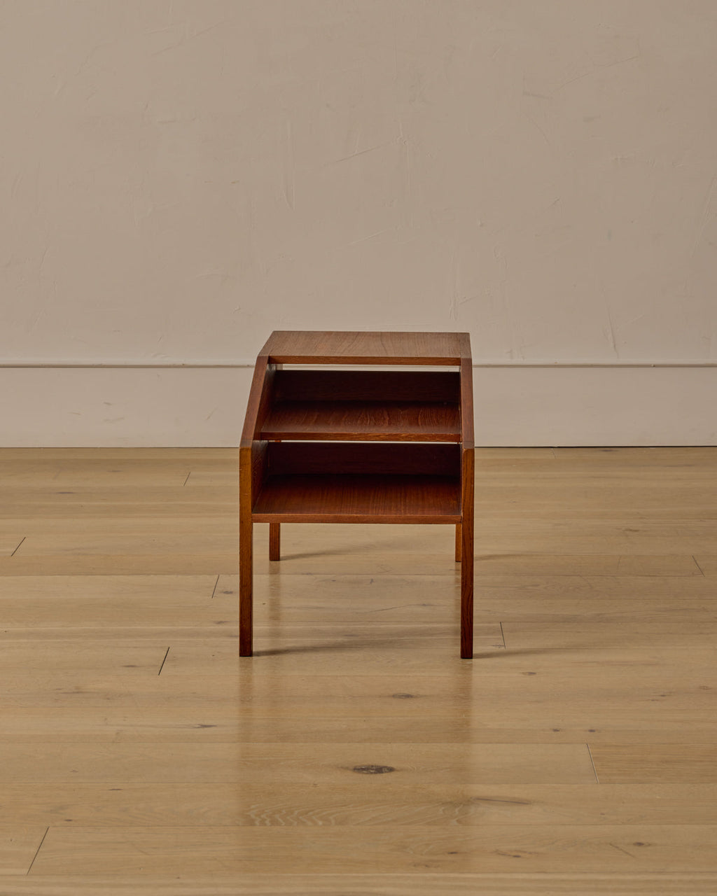 Lostine - Mid - Century Teak Tiered Table