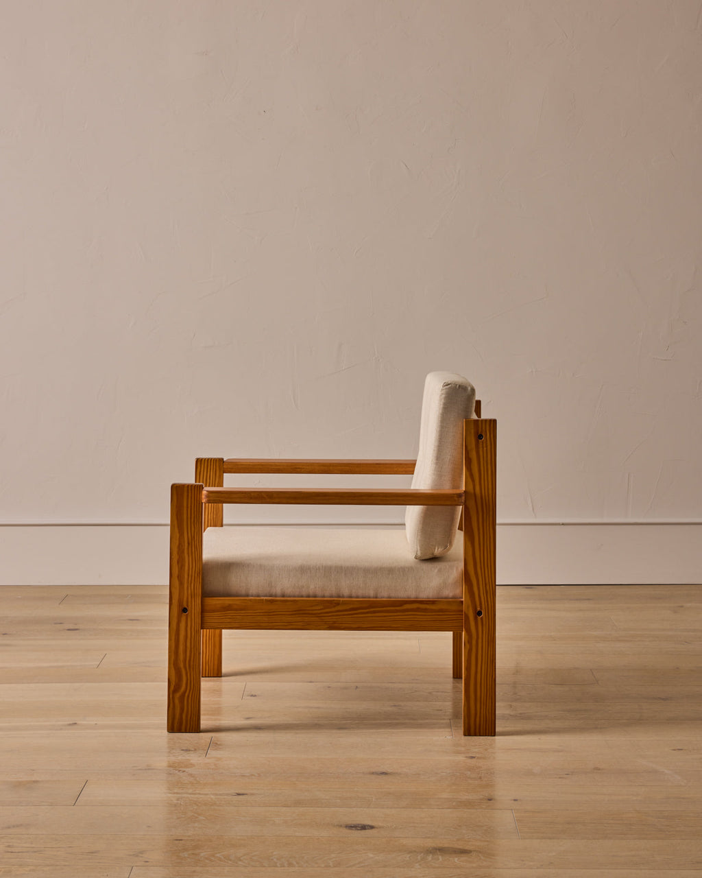 Lostine - Pair of Baltic Pine Lounge Chairs