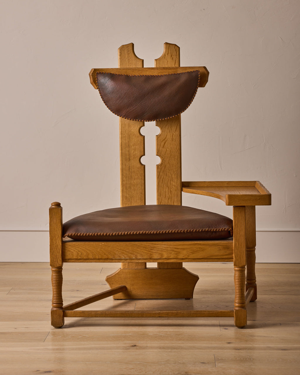 Lostine - Dutch Oak Brutalist Chair