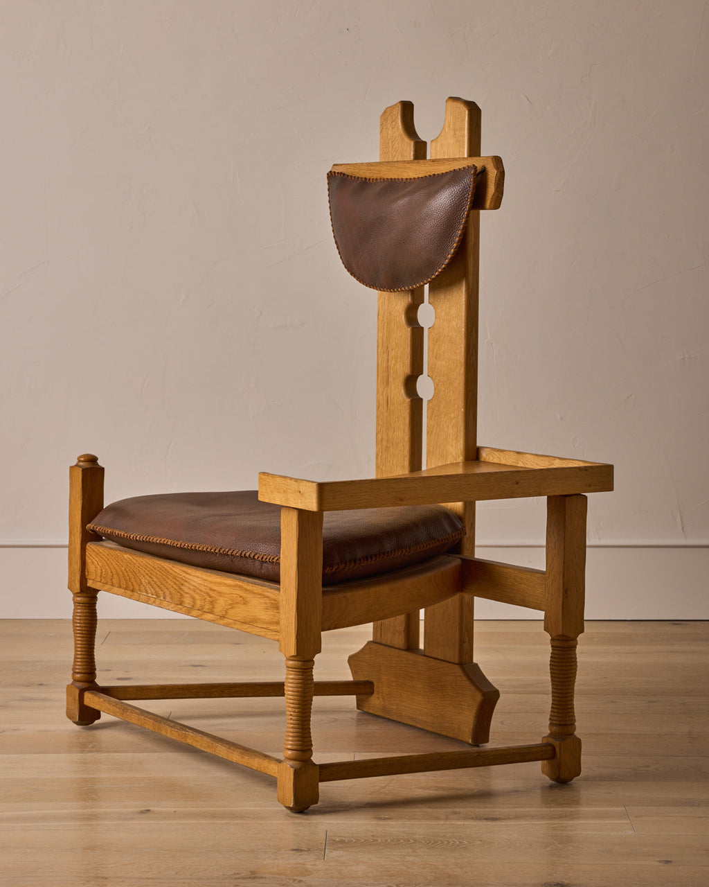 Lostine - Dutch Oak Brutalist Chair