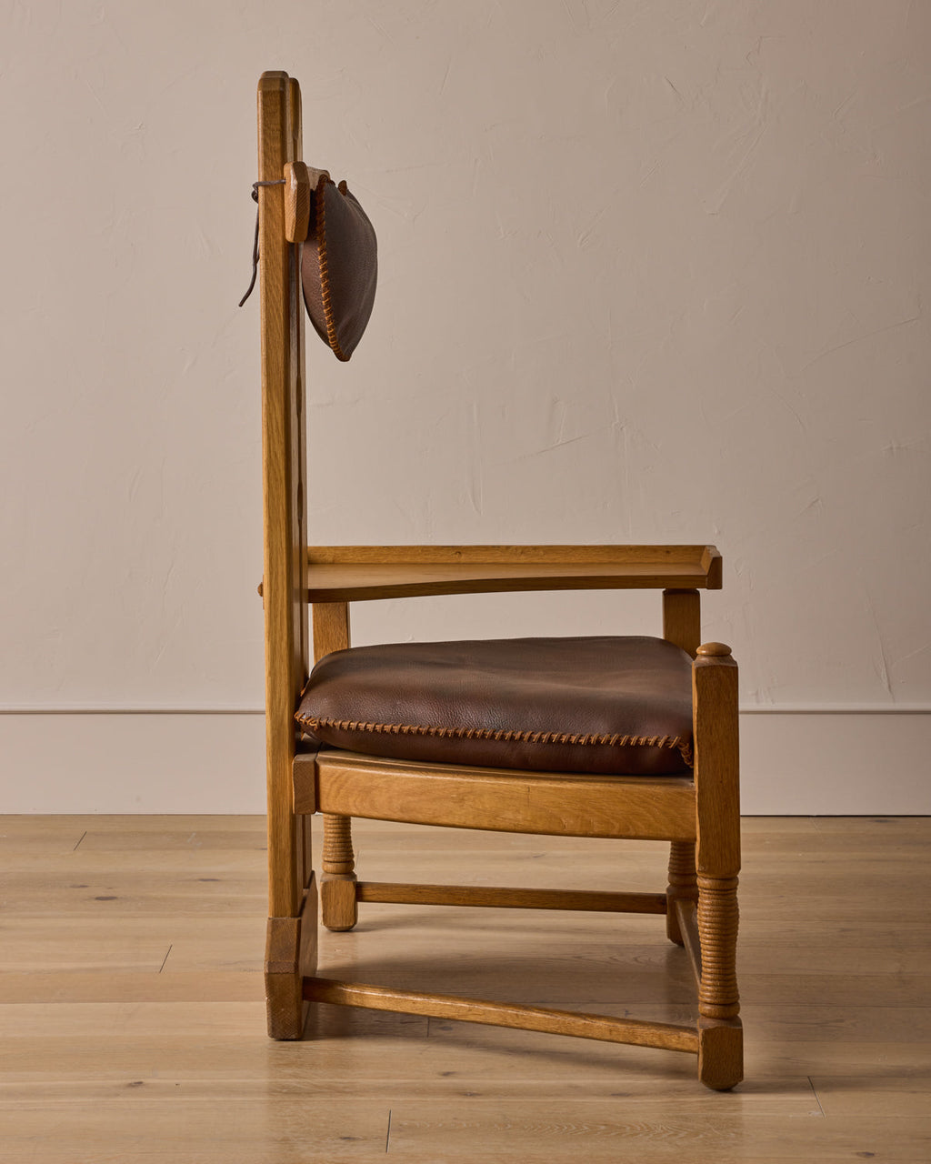 Lostine - Dutch Oak Brutalist Chair