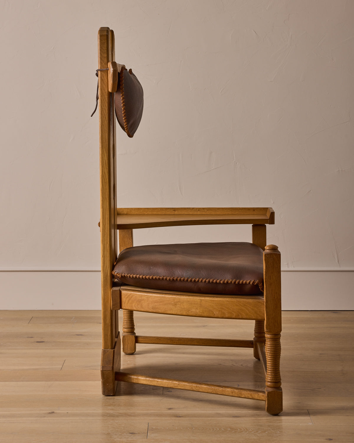 Lostine - Dutch Oak Brutalist Chair