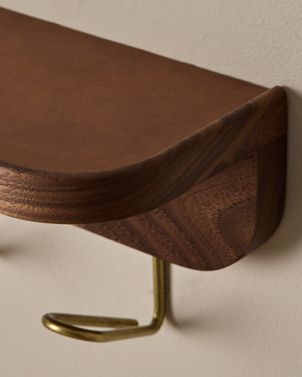 Lostine - Bennett Wall Rack - Black Walnut