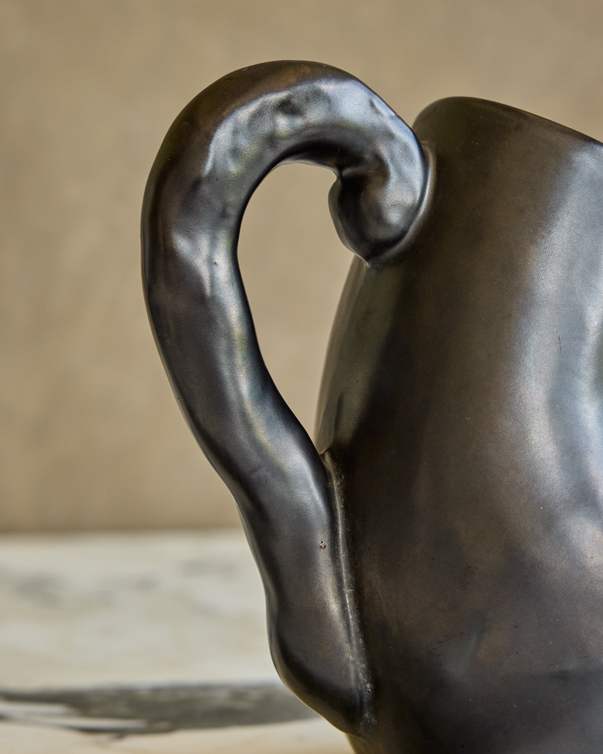 Lostine - Gunmetal Glazed Pitcher
