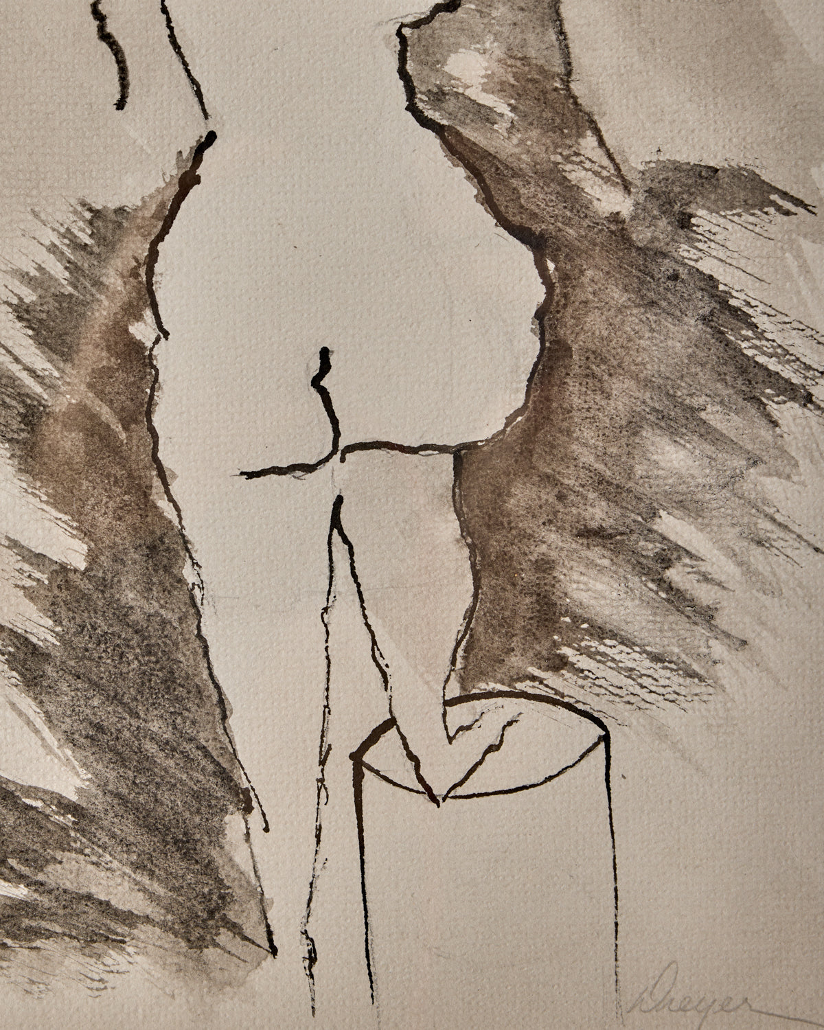 Lostine - Nude in Watercolor