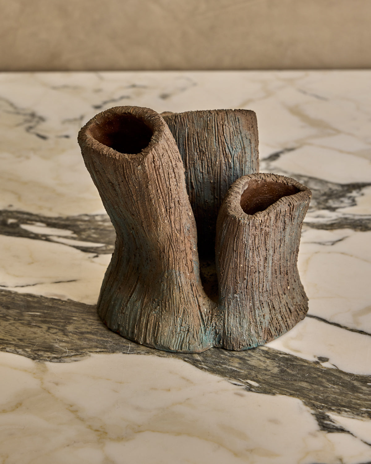 Lostine - Faux Bois Triple Vase