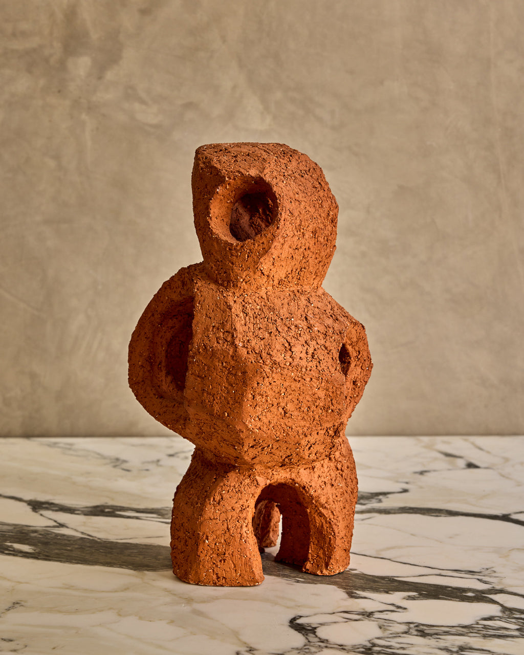 Lostine - Terracotta Abstract Ceramic Sculpture