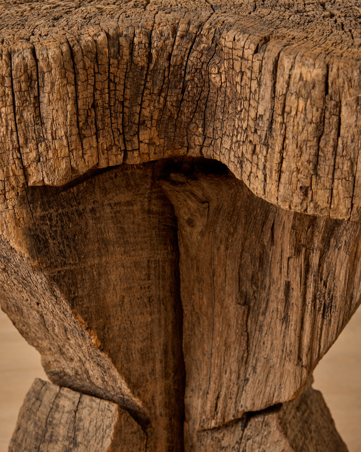 Lostine - Solid Wood Accent Table