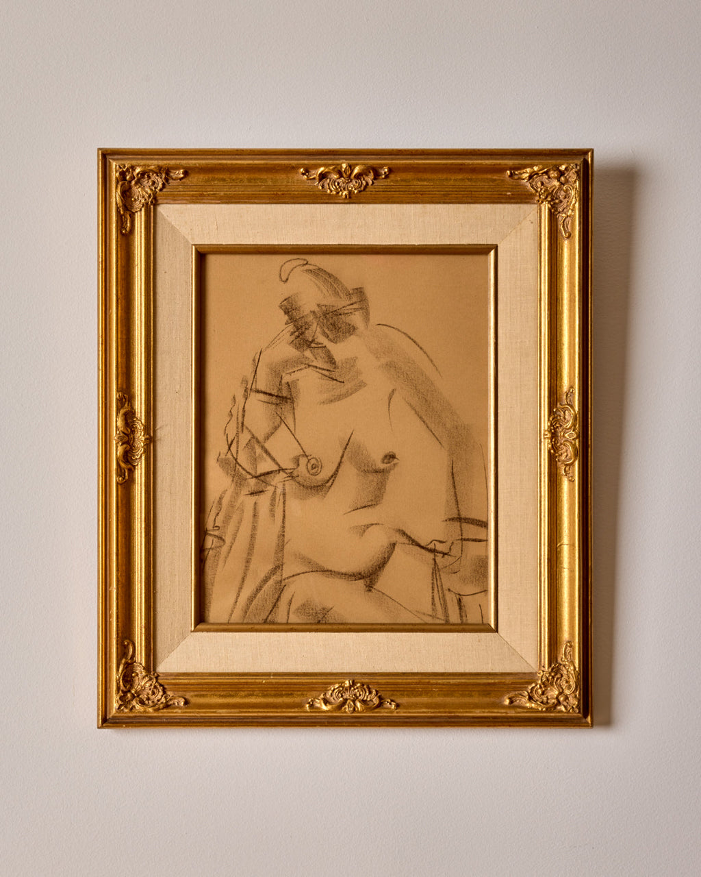 Lostine - Female Figure Study in Charcoal