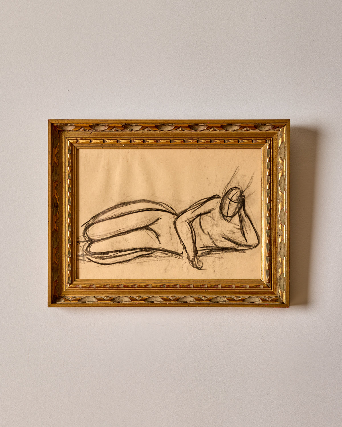 Lostine - Laying Figure Study in Charcoal