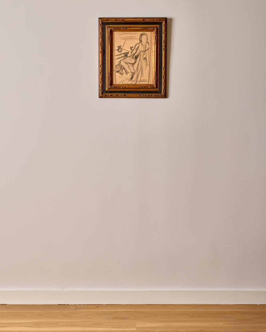 Lostine - Sitting Figure at Table Sketch