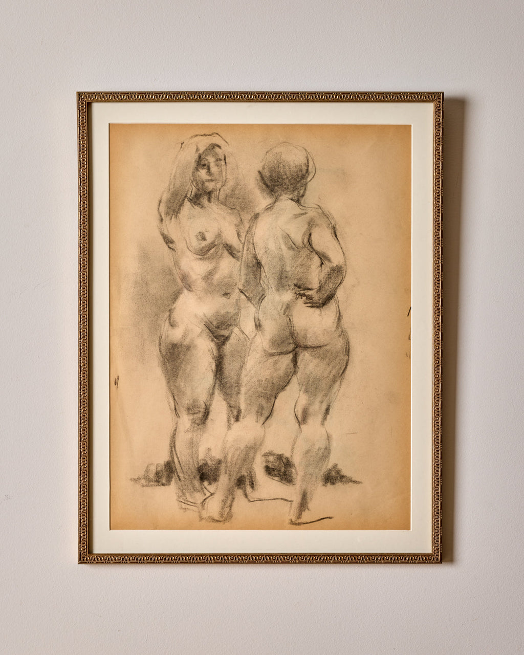 Lostine - Two Figures Study in Charcoal