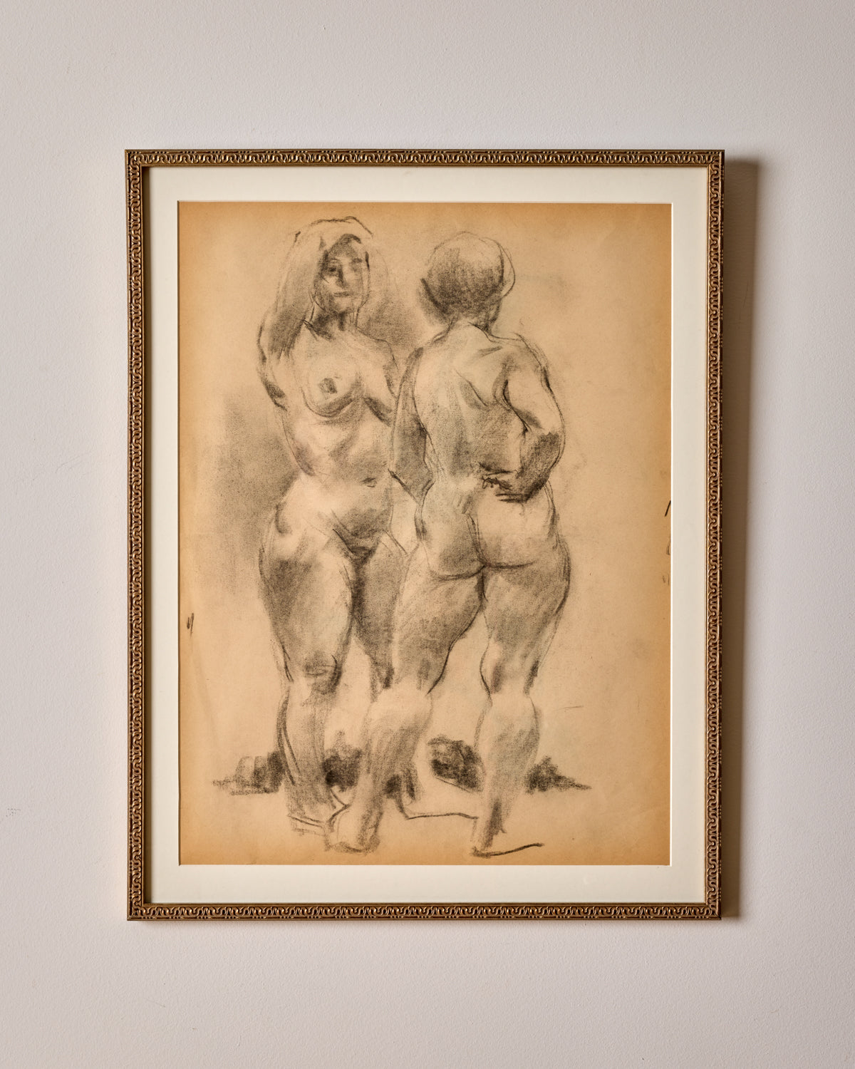 Lostine - Two Figures Study in Charcoal