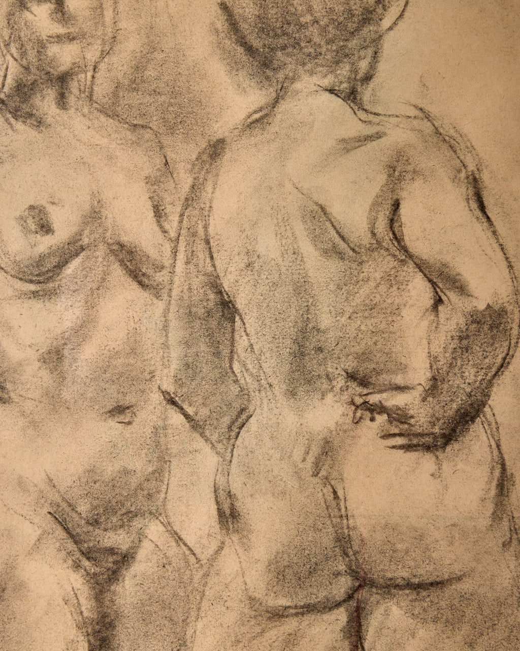 Lostine - Two Figures Study in Charcoal