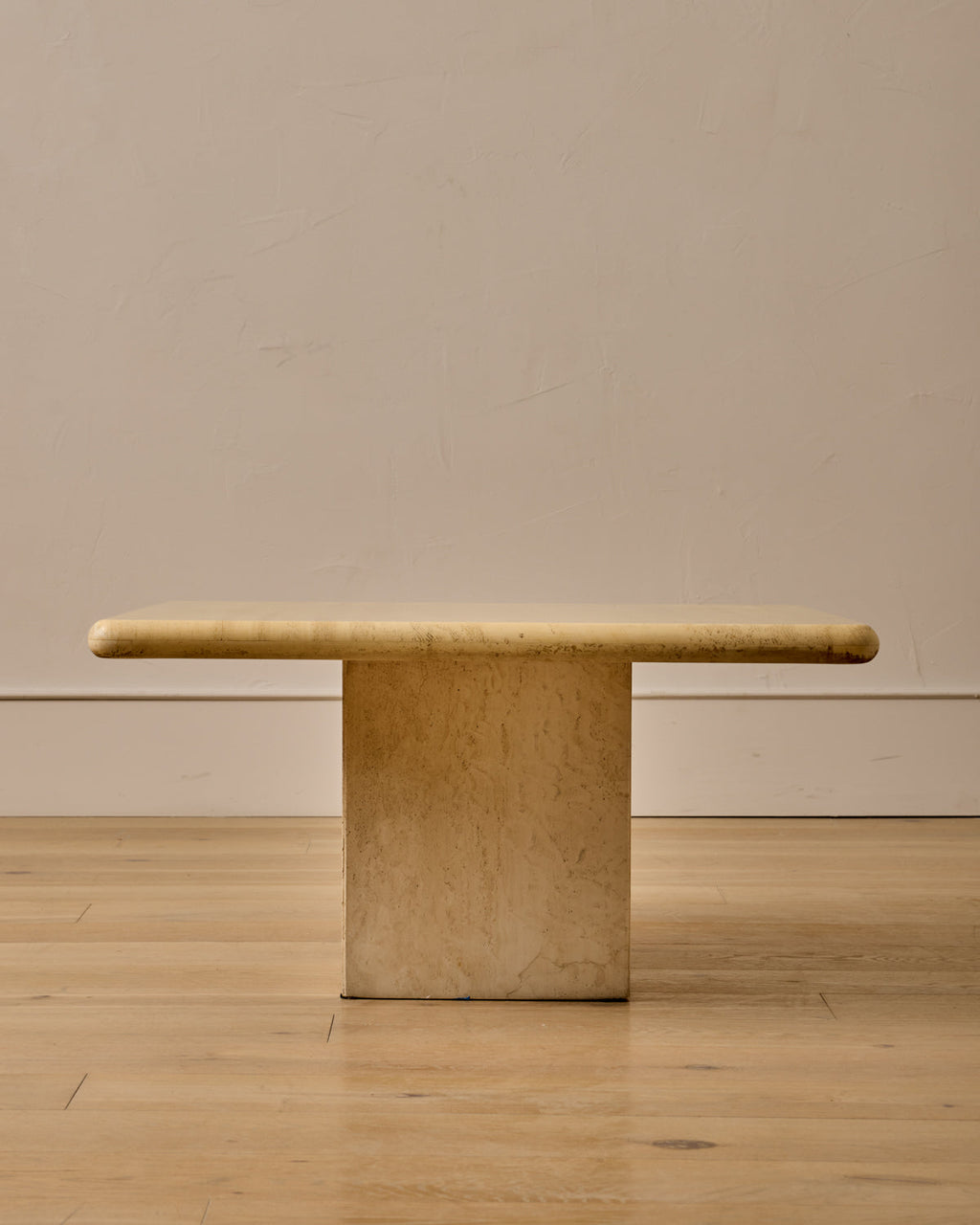 Lostine - Square Travertine Coffee Table