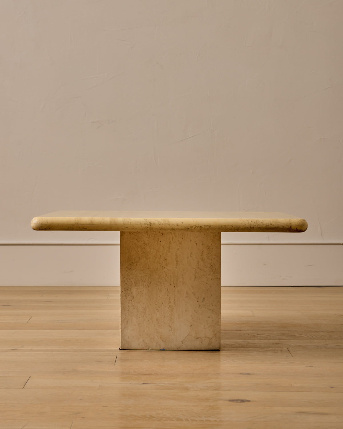 Lostine - Square Travertine Coffee Table