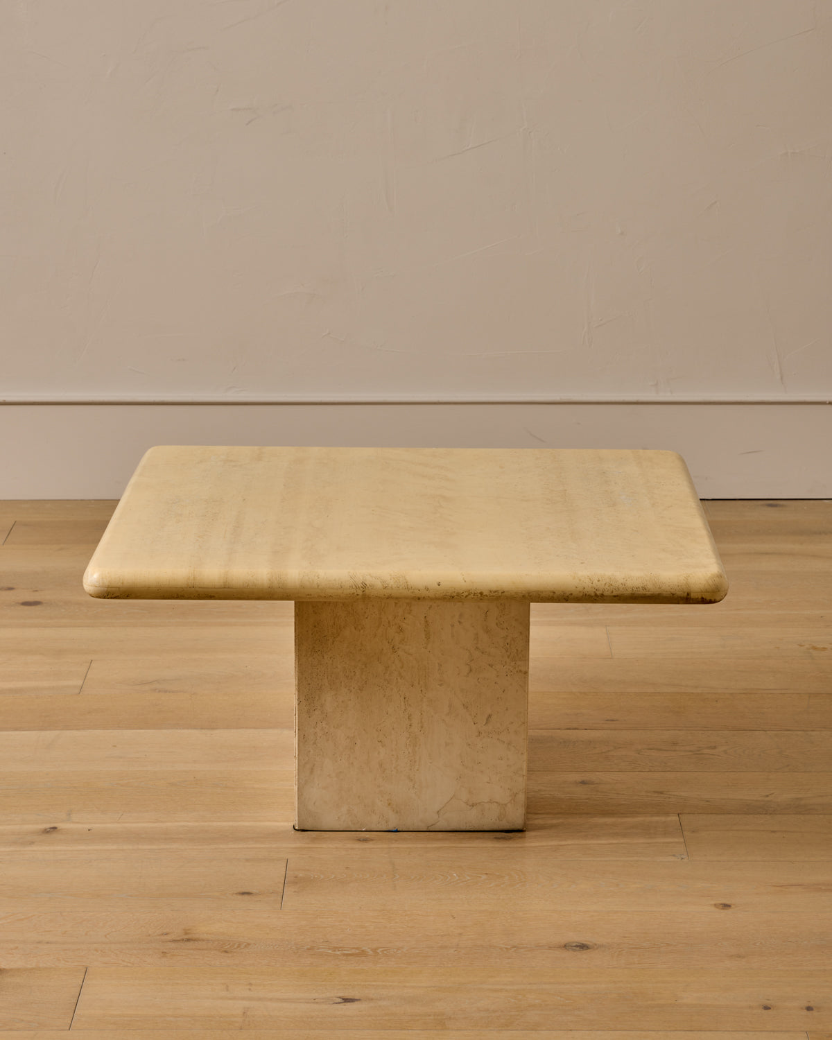 Lostine - Square Travertine Coffee Table