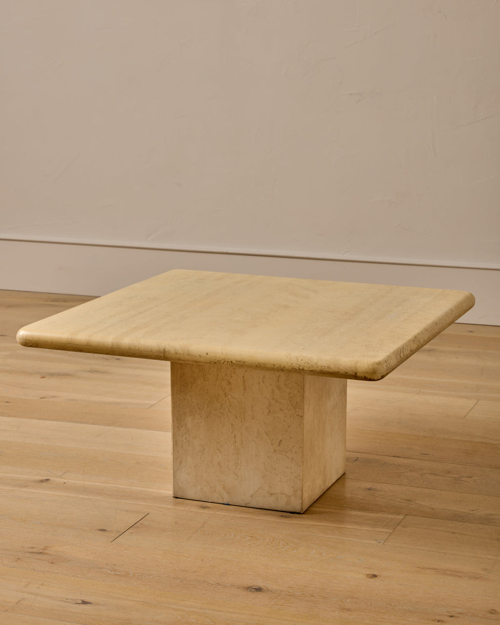 Lostine - Square Travertine Coffee Table