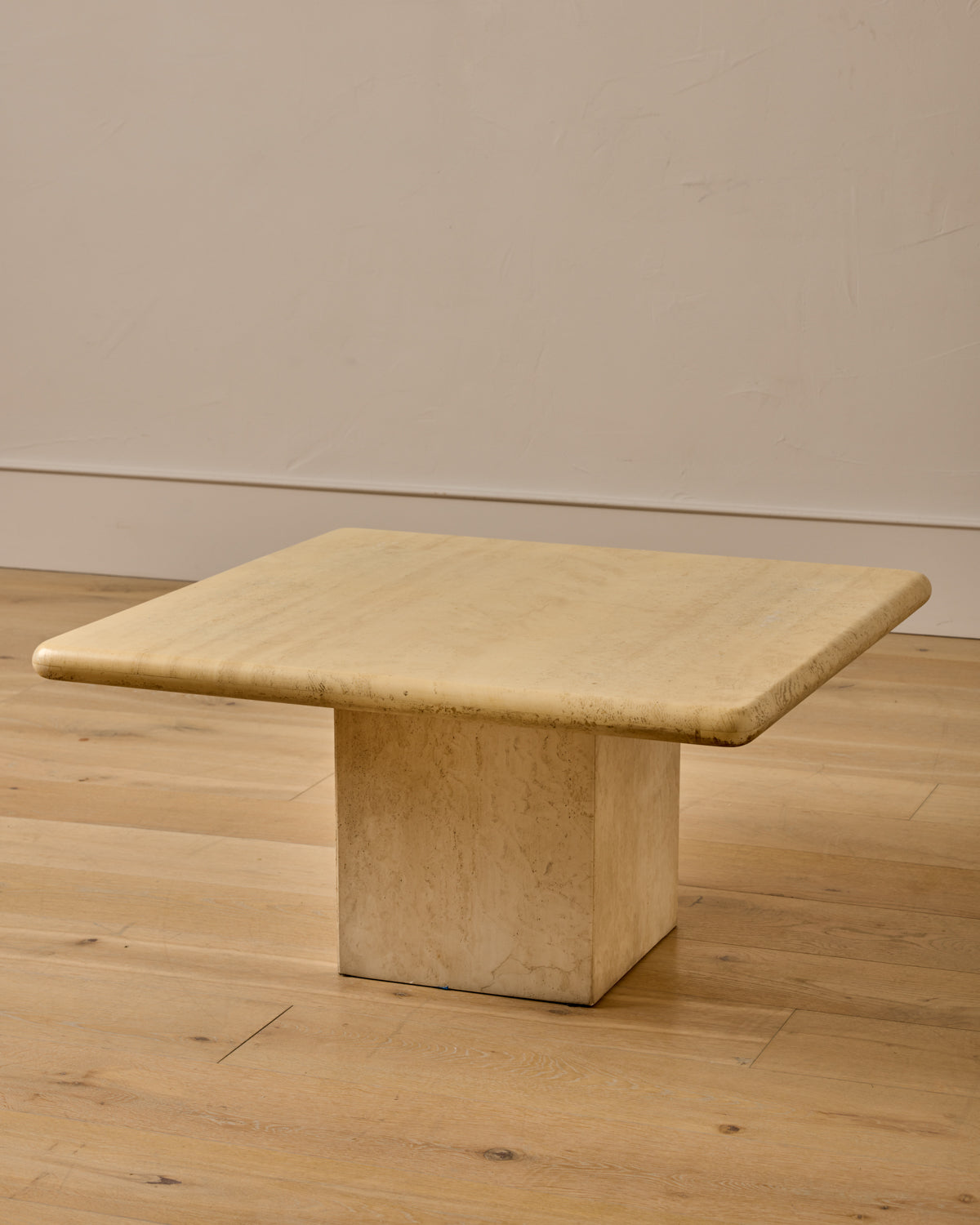Lostine - Square Travertine Coffee Table