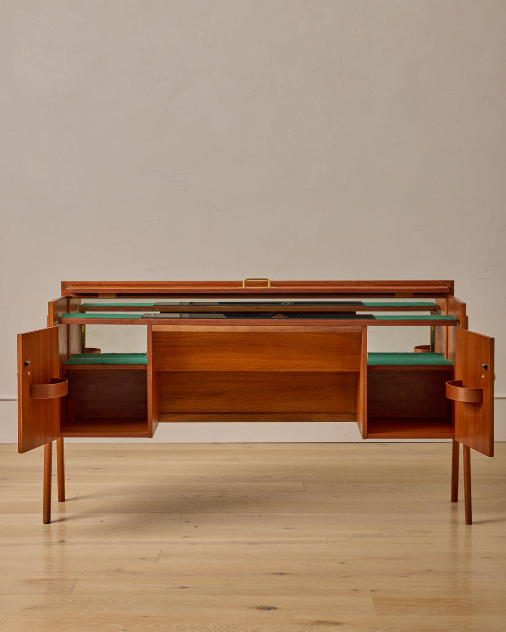 Lostine - Mid - Century Lift - Top Bar Cabinet
