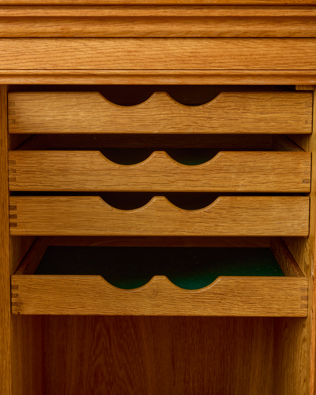 Lostine - 1960s Carved Oak Sideboard by Henning Kjaernulf