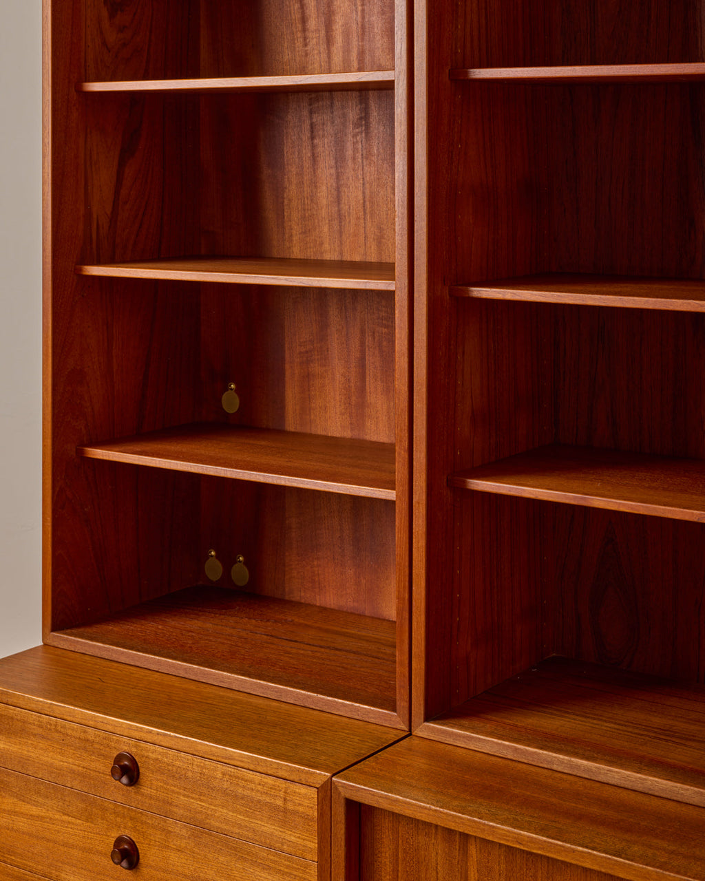 Lostine - Teak 4 - Piece Bookcase by Børge Mogensen