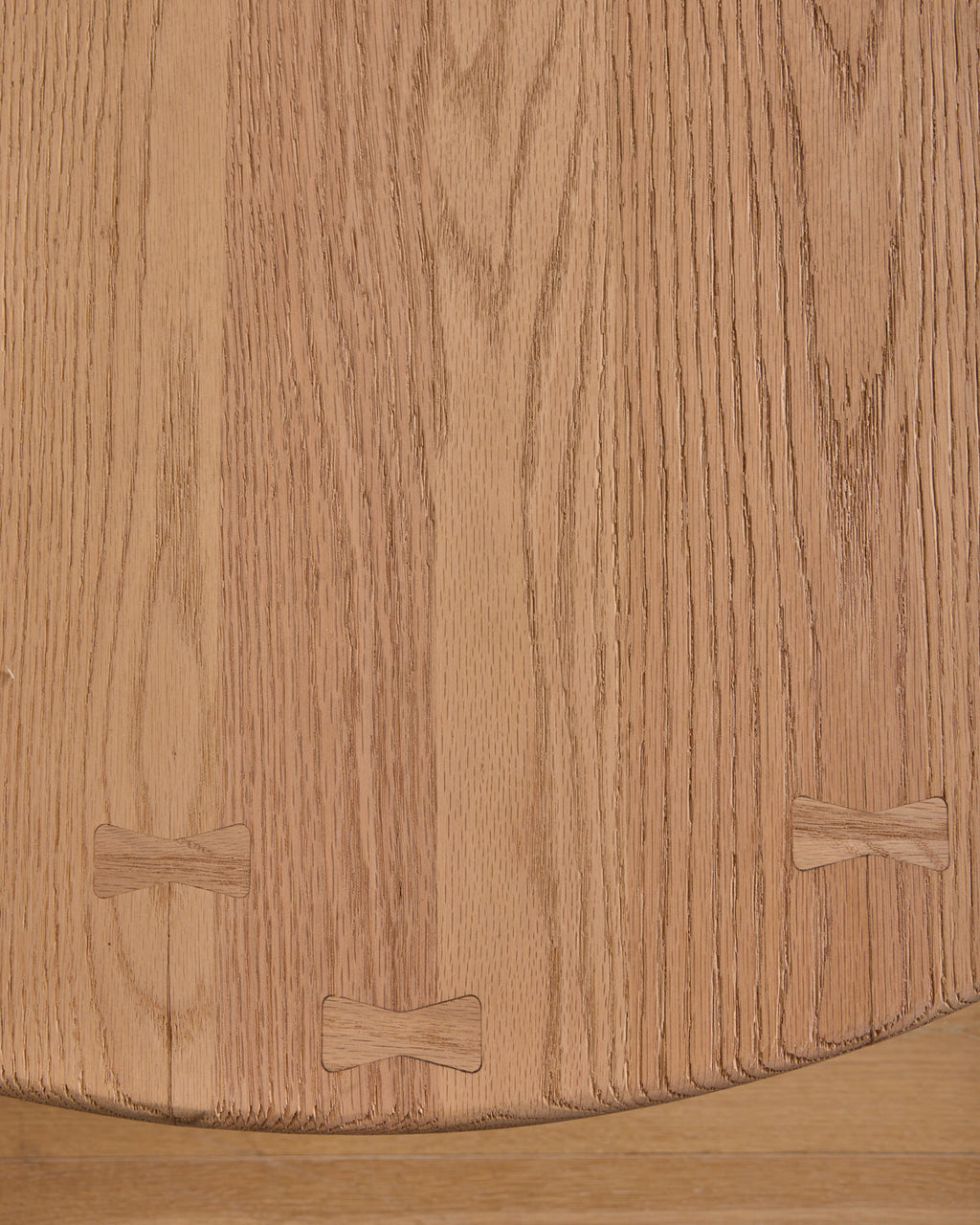 Lostine - Round Oak Brutalist Coffee Table