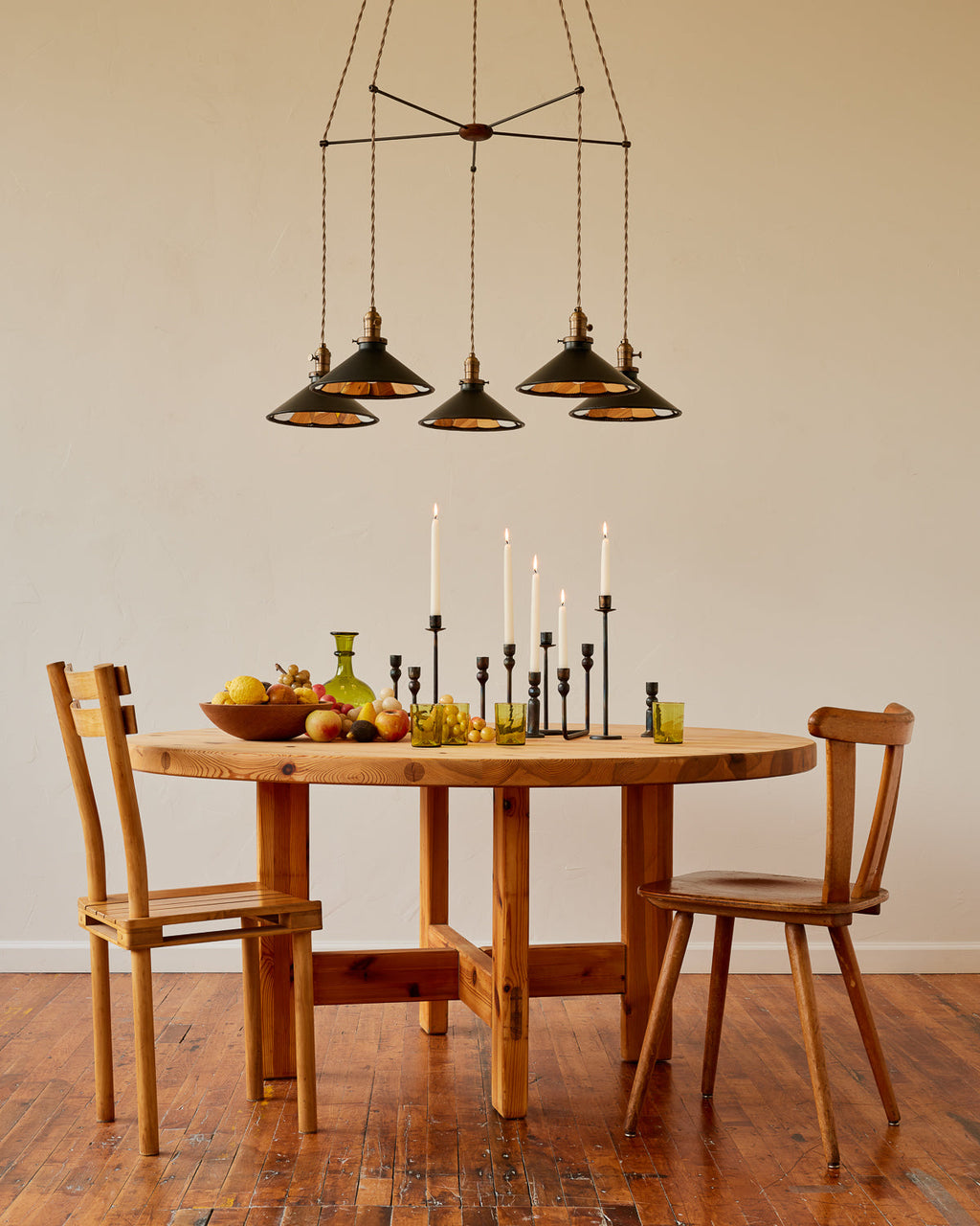 Lostine - Classic Mirror Pendant Chandelier - Quintet