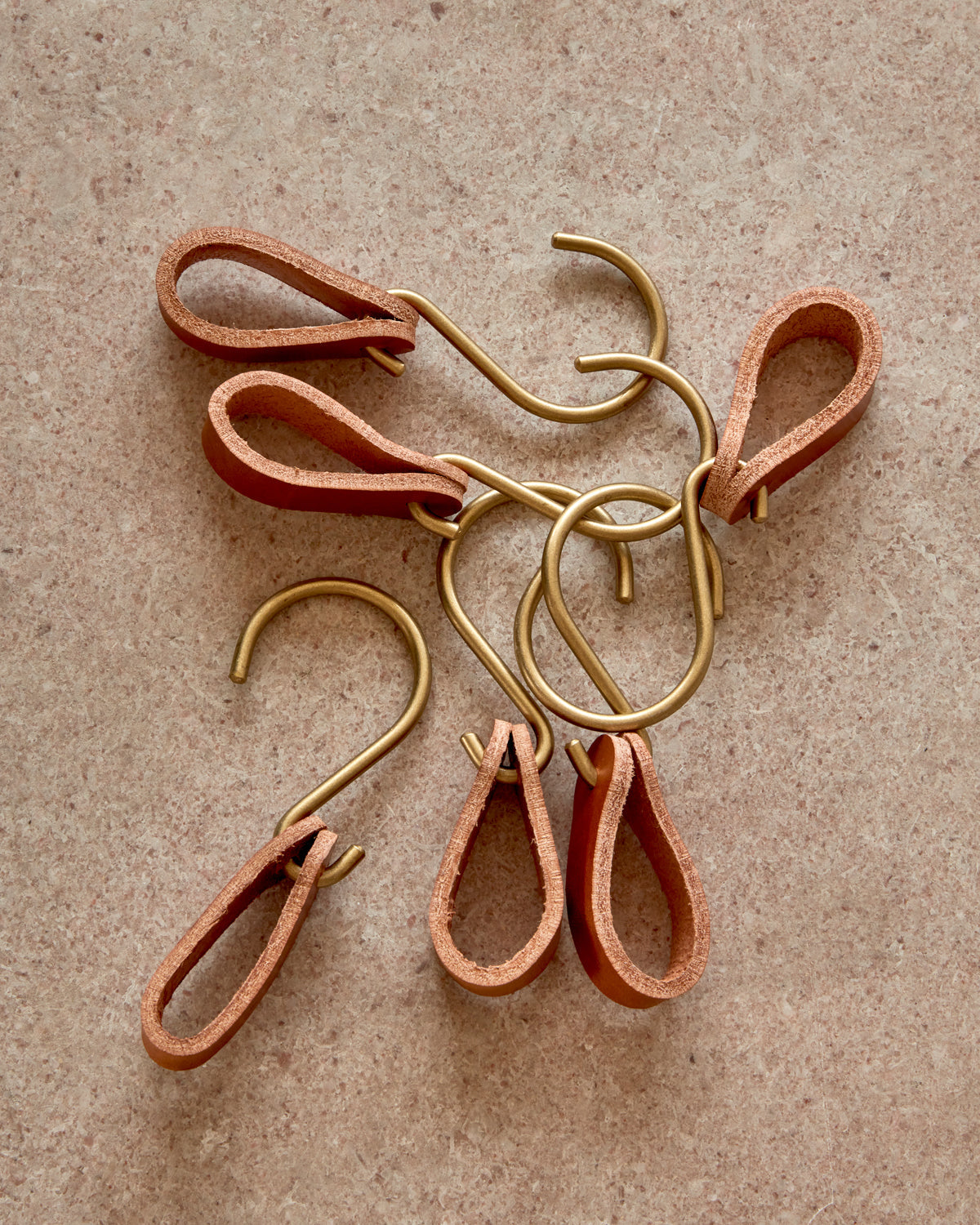 Lostine - Ludlow Leather Hooks - Tan