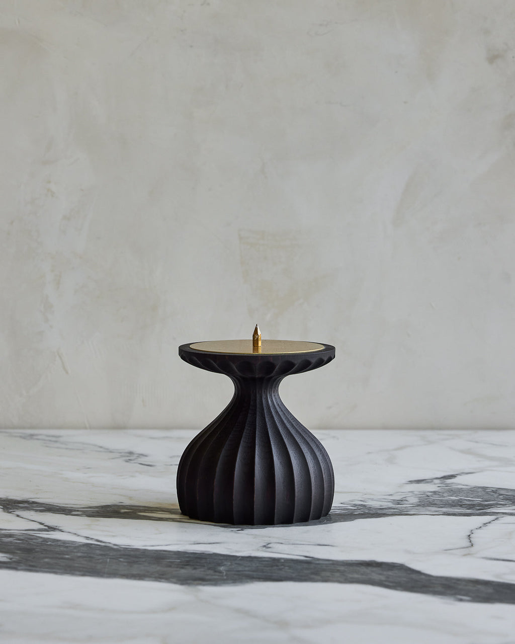 Lostine - Paloma Pillar Candle Holders - Dark Wash
