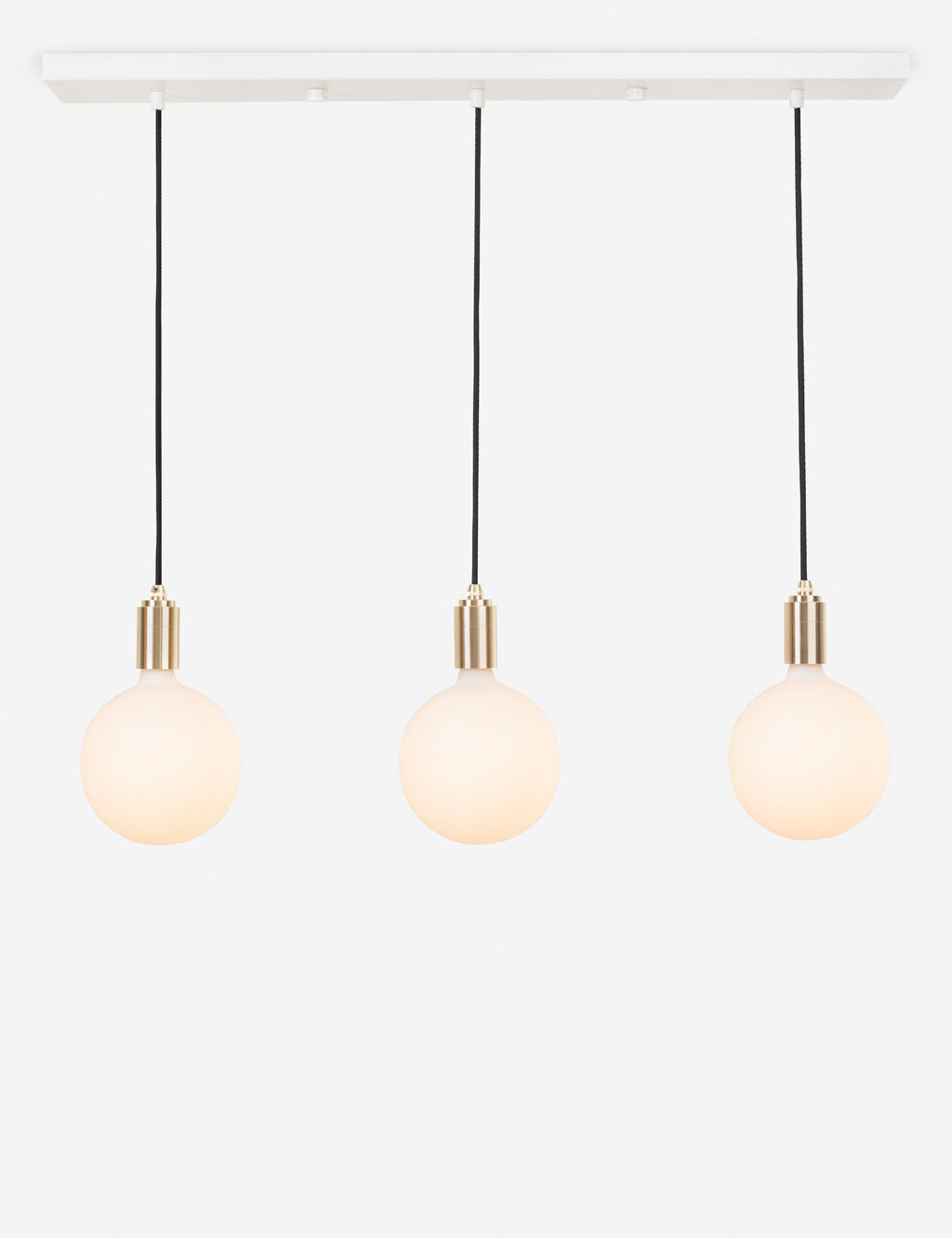 Lulu and Georgia - Triple Linear Pendant Light with Sphere IV by Tala