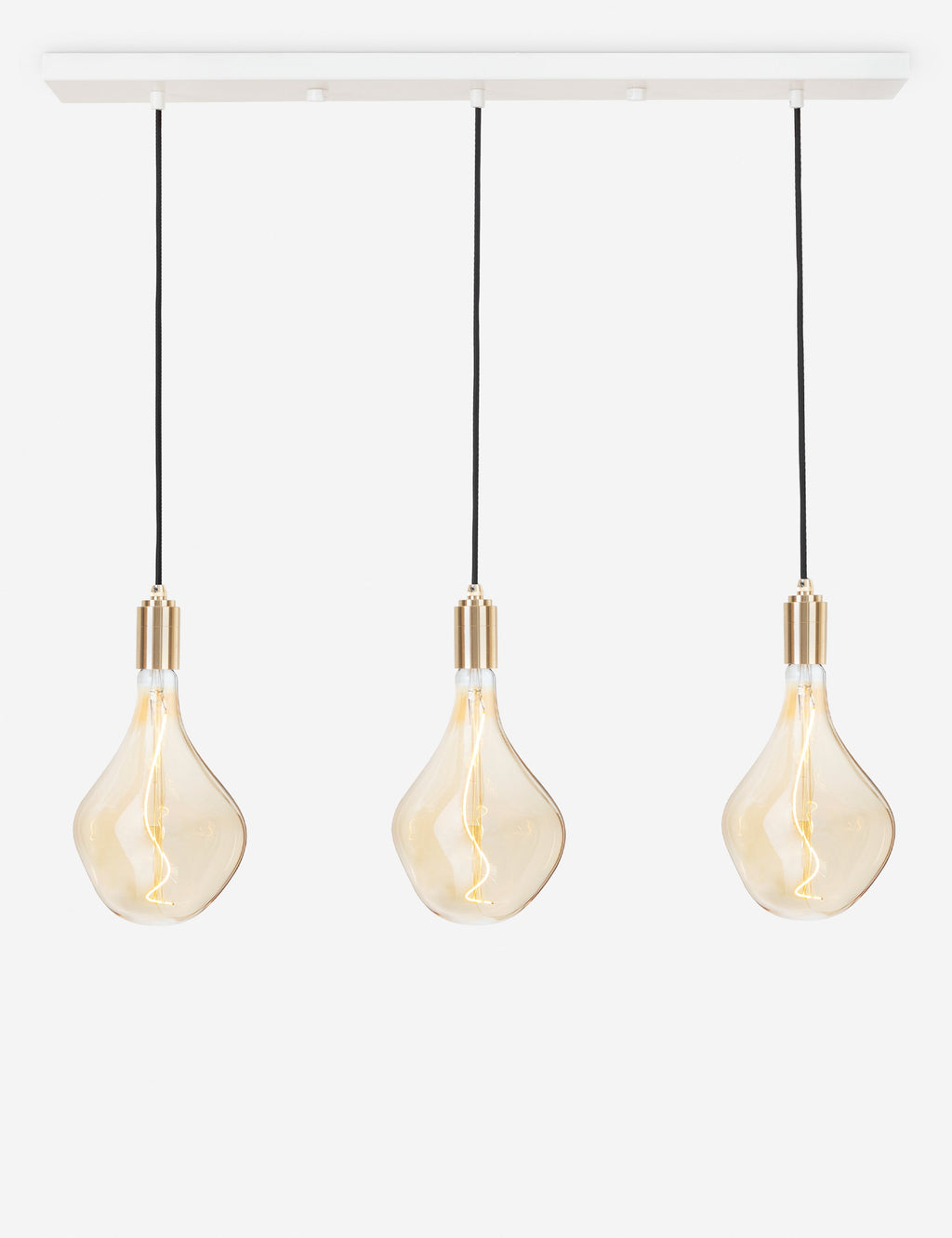 Lulu and Georgia - Triple Linear Pendant Light with Voronoi II by Tala