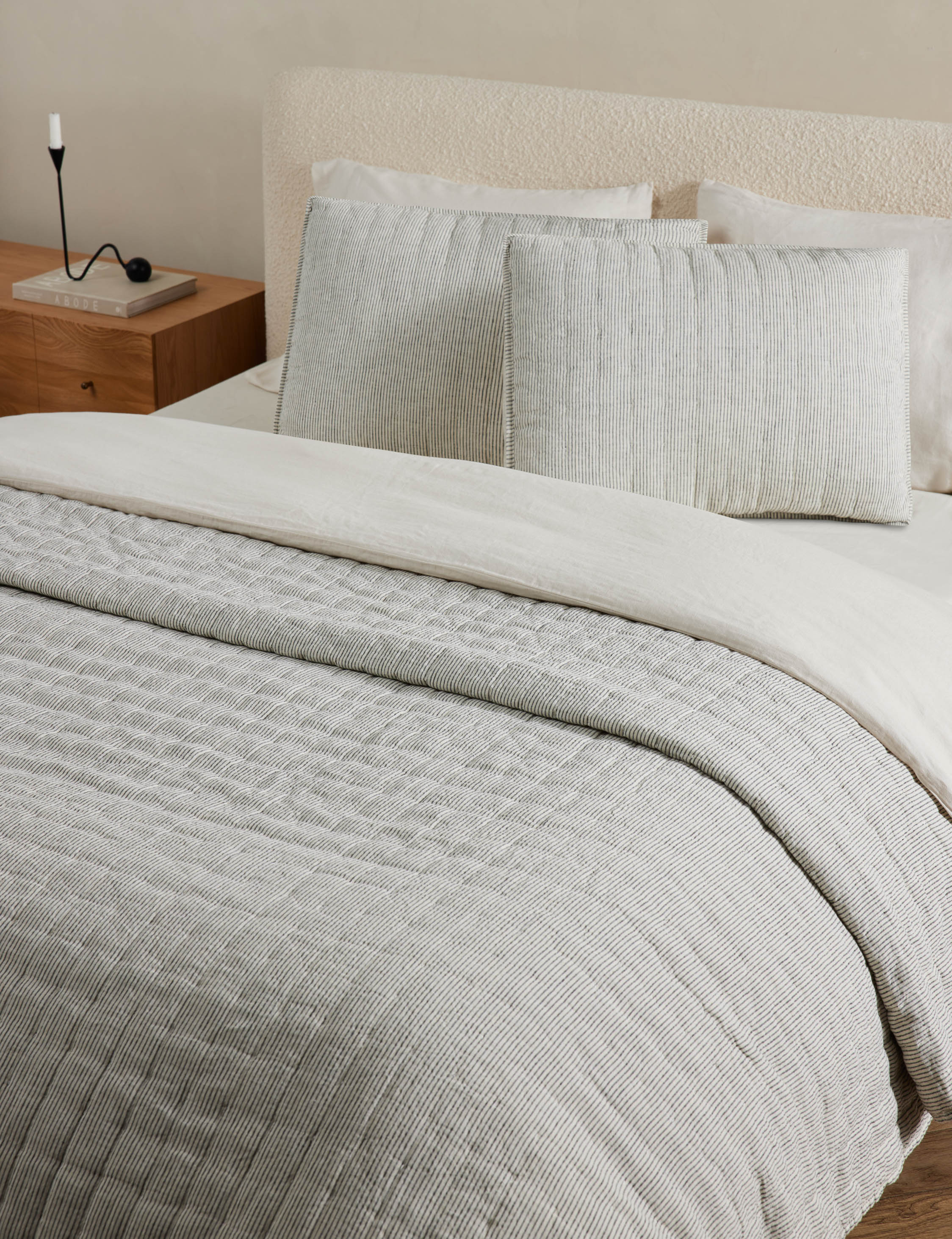 Lulu and Georgia - Lammin Linen Quilted Coverlet by Sarah Sherman Samuel